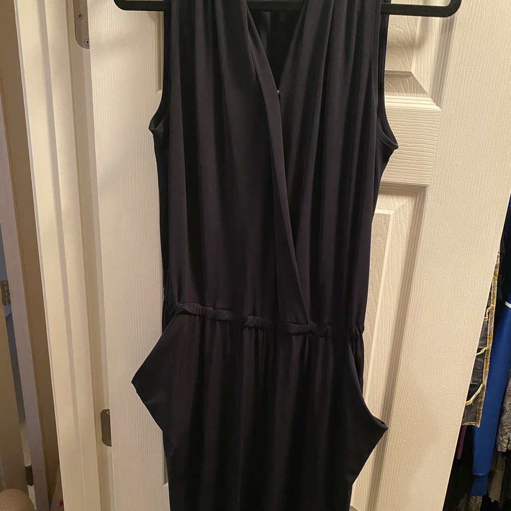 Michael Kors navy blue jumpsuit with pockets